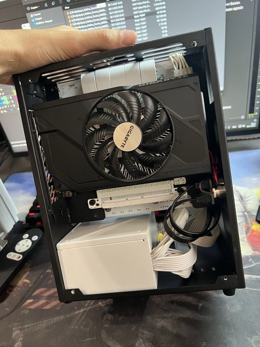 Системный блок компьютер mini itx, rtx4060, i5-12400, 16gb
