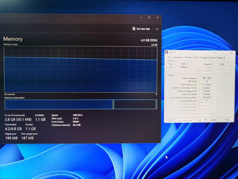 Corsair Dominator DDR3 2x2GB 1600mhz CL8