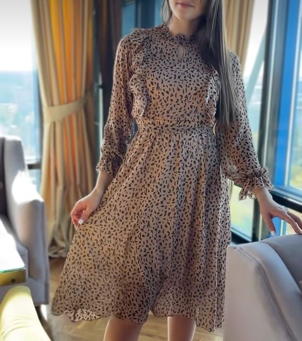 Платье шифоновое новое