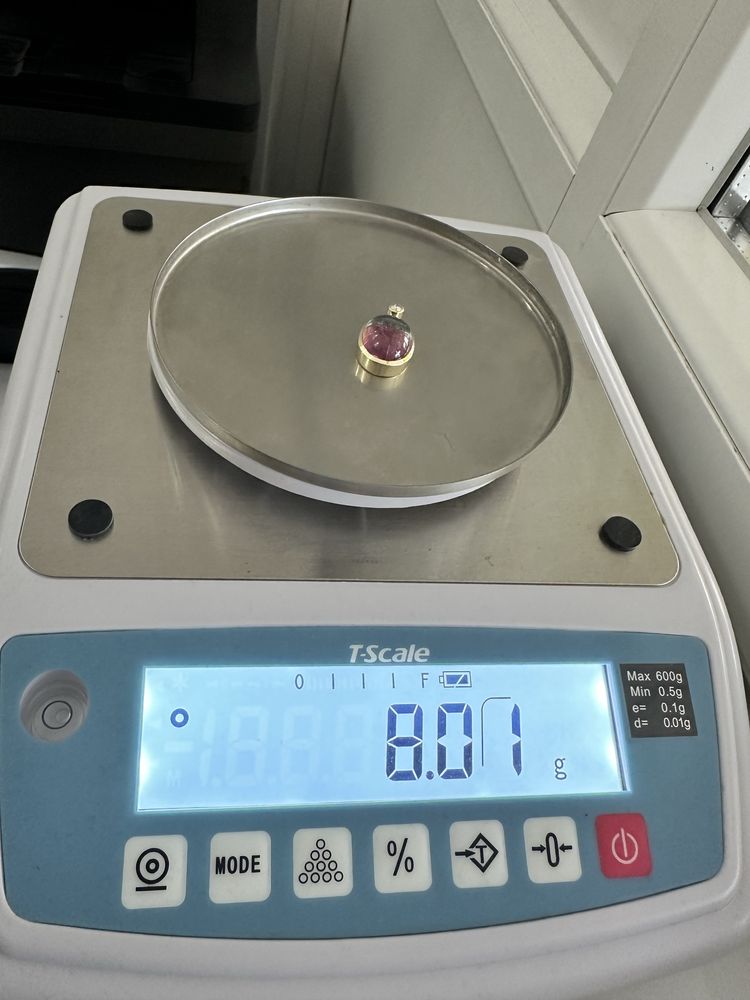 Vand pandant aur 14k cu diamant si Turmalina bicolora