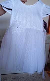Деткое белое  платье на девочку