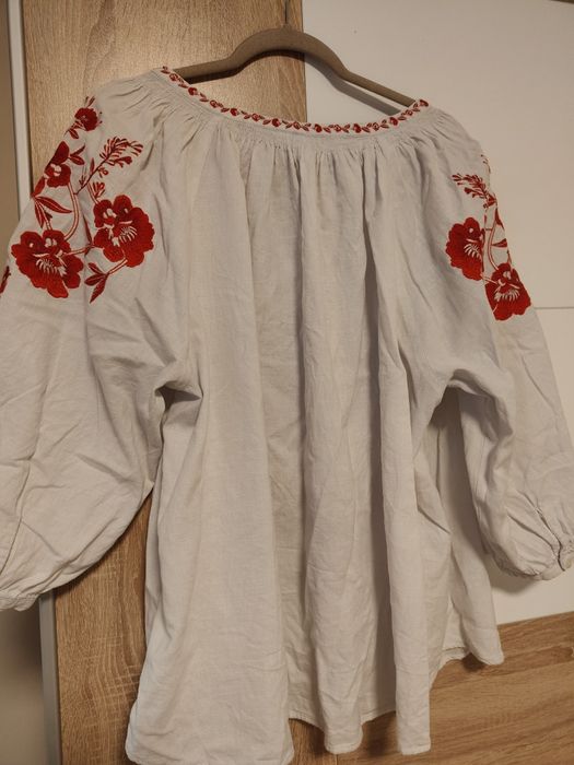 Риза с бродерия, голям размер