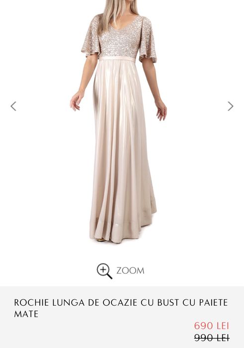 Rochie lunga de ocazie XL. Nouă cu etichetă.