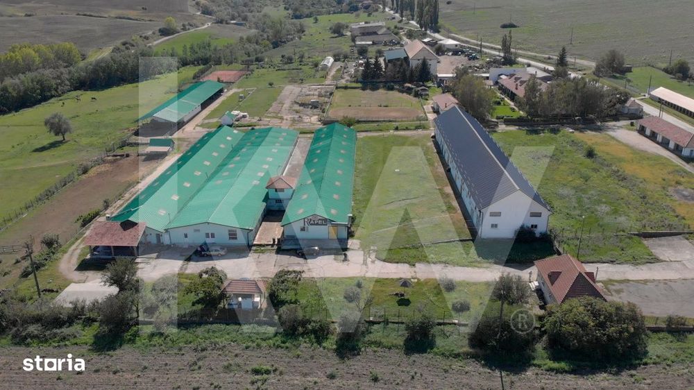 Ansamblu industrial cu hale functionale si teren – Rahau-Sebes