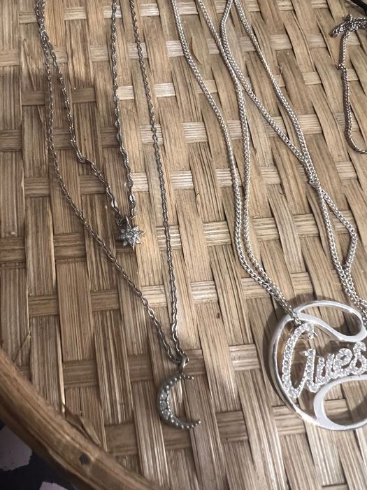 Set bijuterii lanț guess și unele de argint