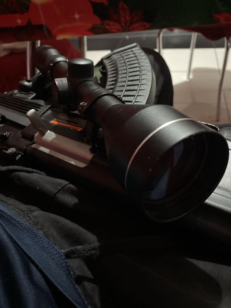 Ak-74 electric semi-automat cu luneta de 9x30+500 bile