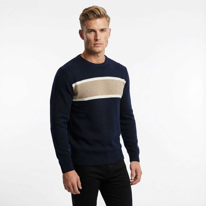 Boggi Кашмир / Вълна Оригинален мъжки пуловер размер М