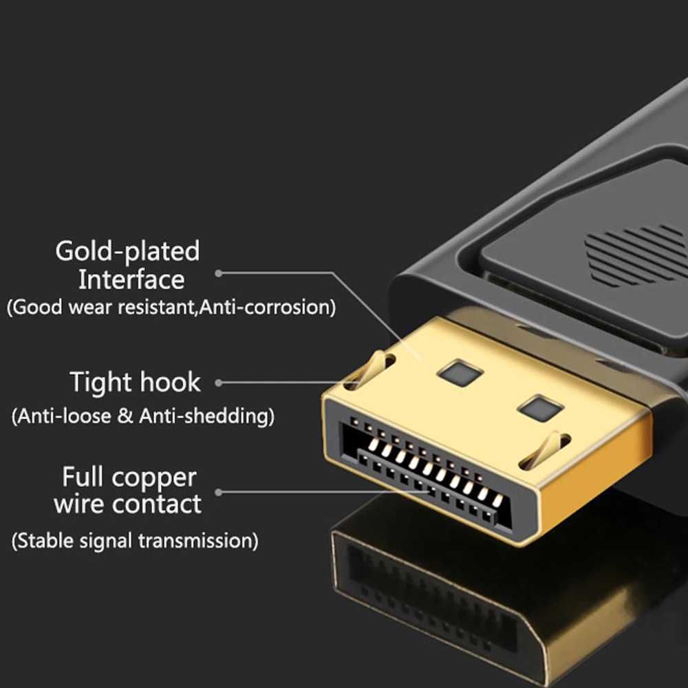 Adaptor DisplayPort DP la HDMI convertor video suporta audio 4K