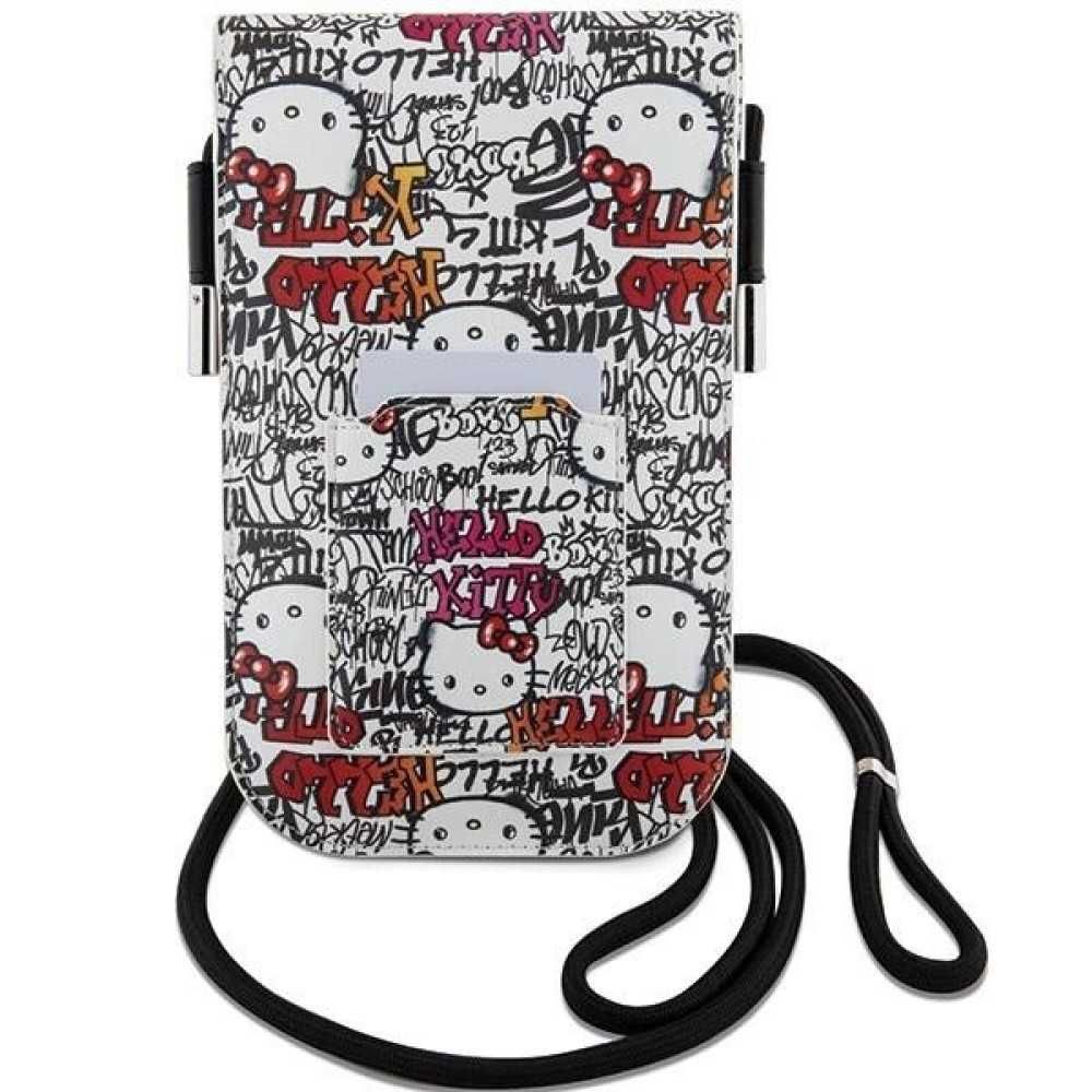 Hello Kitty bag Leather Tags Graffiti Cord