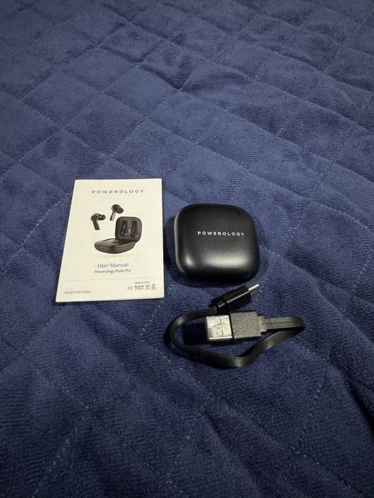 Căști Powerology Buds Pro – Active Noise Cancelling, Bluetooth 5.2