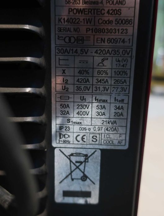 Заваръчен апарат, телоподаващо, Lincoln CV 400