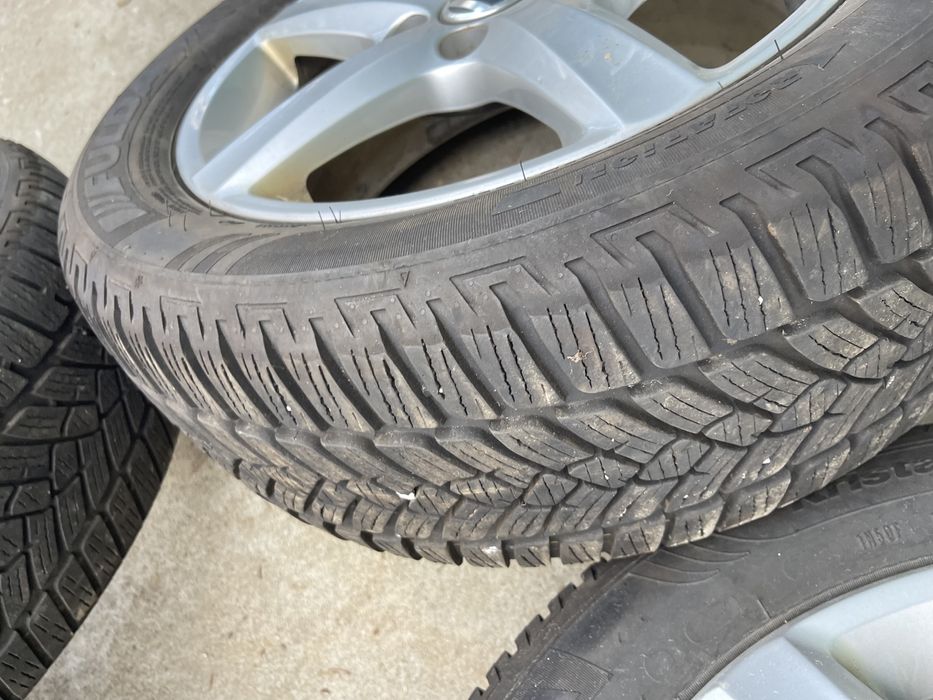 Jante anvelope iarna 205/55/16 5x112golf touran passat caddy sharan vw