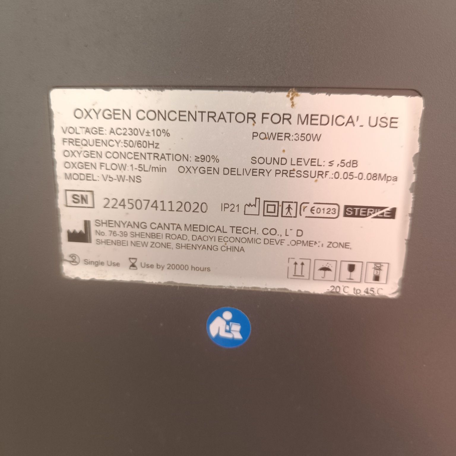 Aparat de oxigen