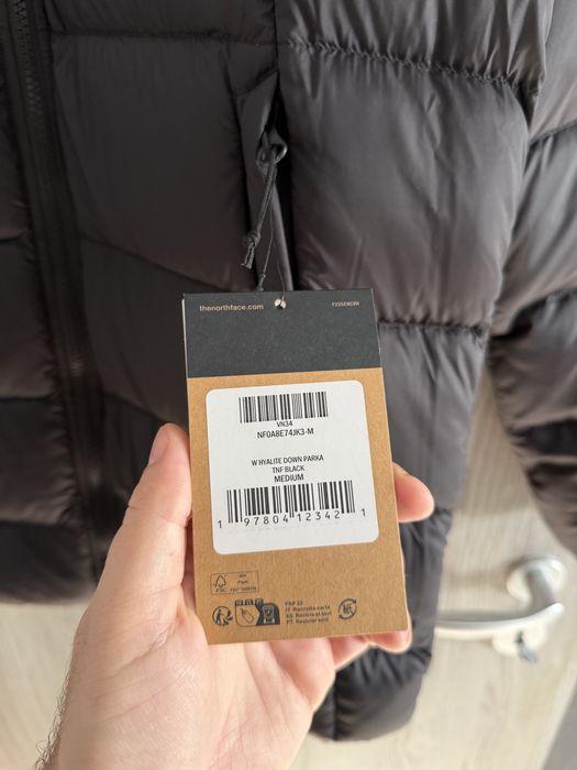 The North Face Hyalite Down jacheta dama cu puf parka neagra M noua