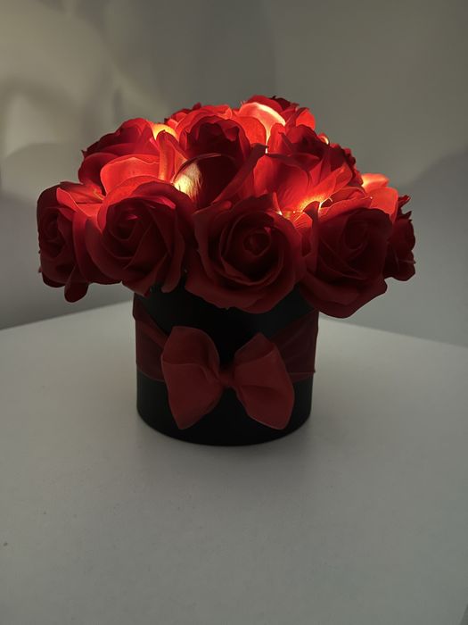 Букет от сапунени рози