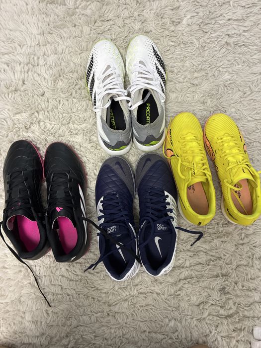 papuci fotbal sintetic futsal adidas copa nike mercurial