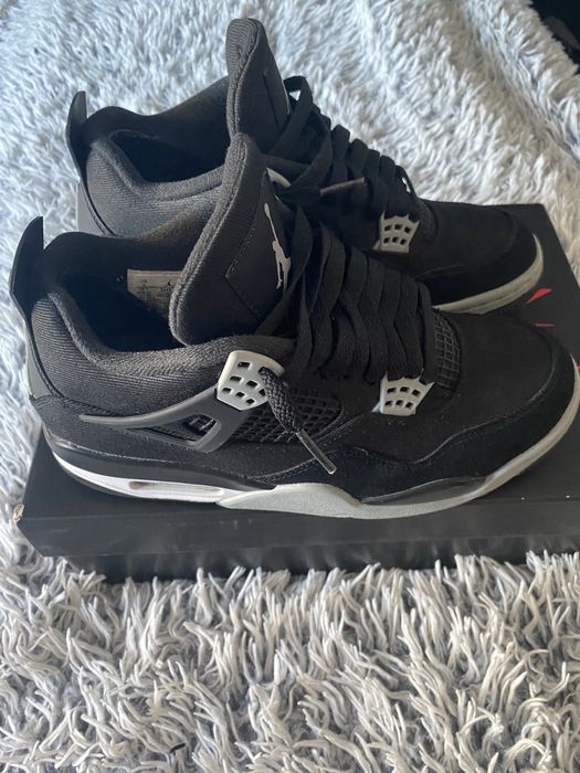 vand Jordan 4 Black canvas SE