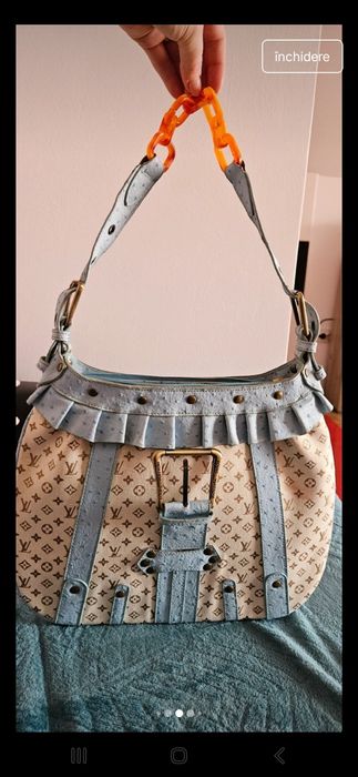 Geanta monocrom inspirație LV