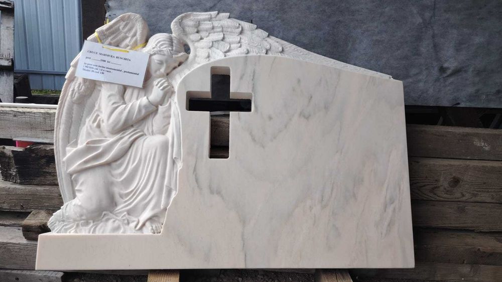 cruci marmura ruschita si capace  granit  pentru morminte