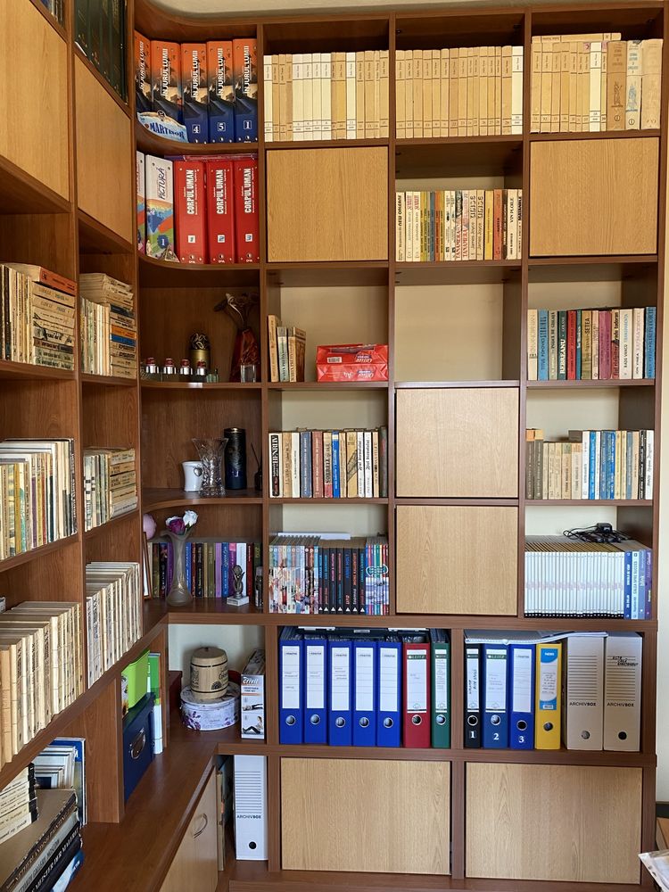 Mobilă de bibliotecă + birou