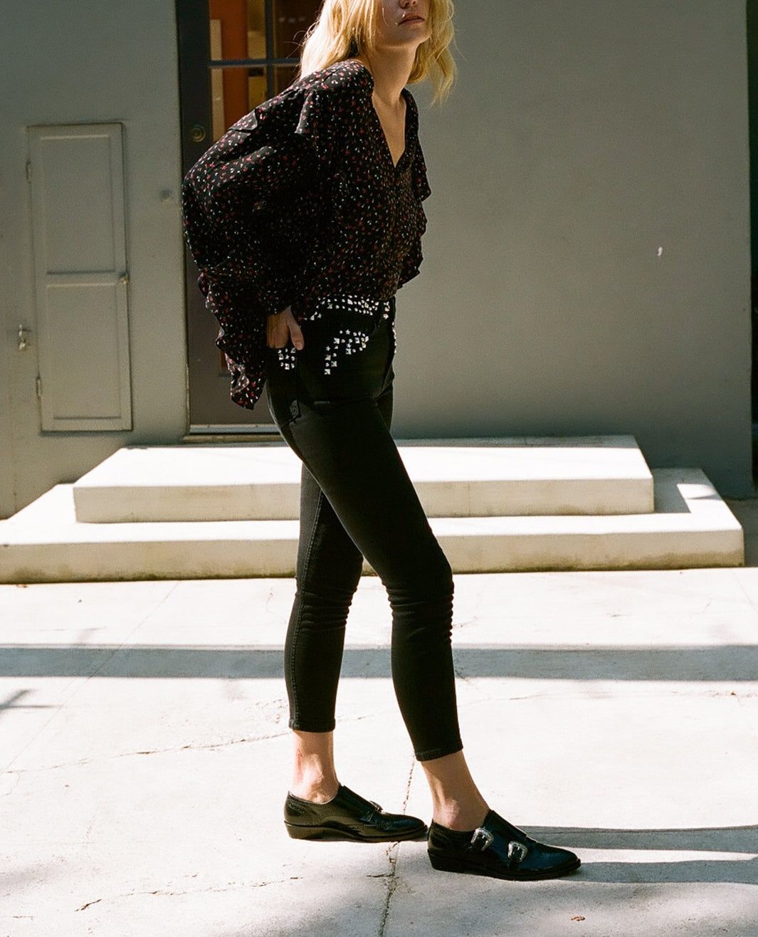 The Kooples Lizy дънки с капси