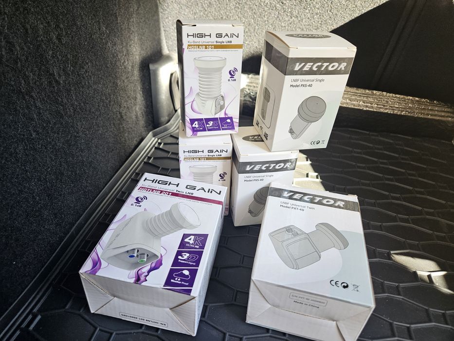 Сателитен конвертор единичен/двоен Inverto Unicable II/2