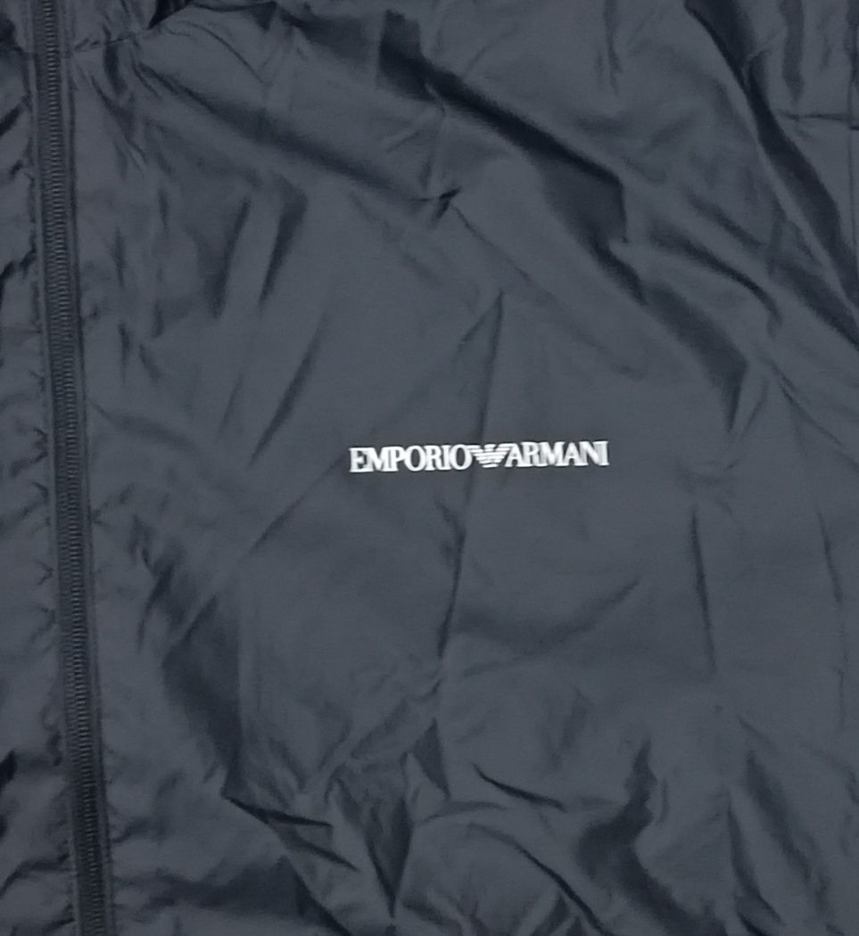 Emporio Armani Reversible Large Logo Jacket оригинално яке две лица XL