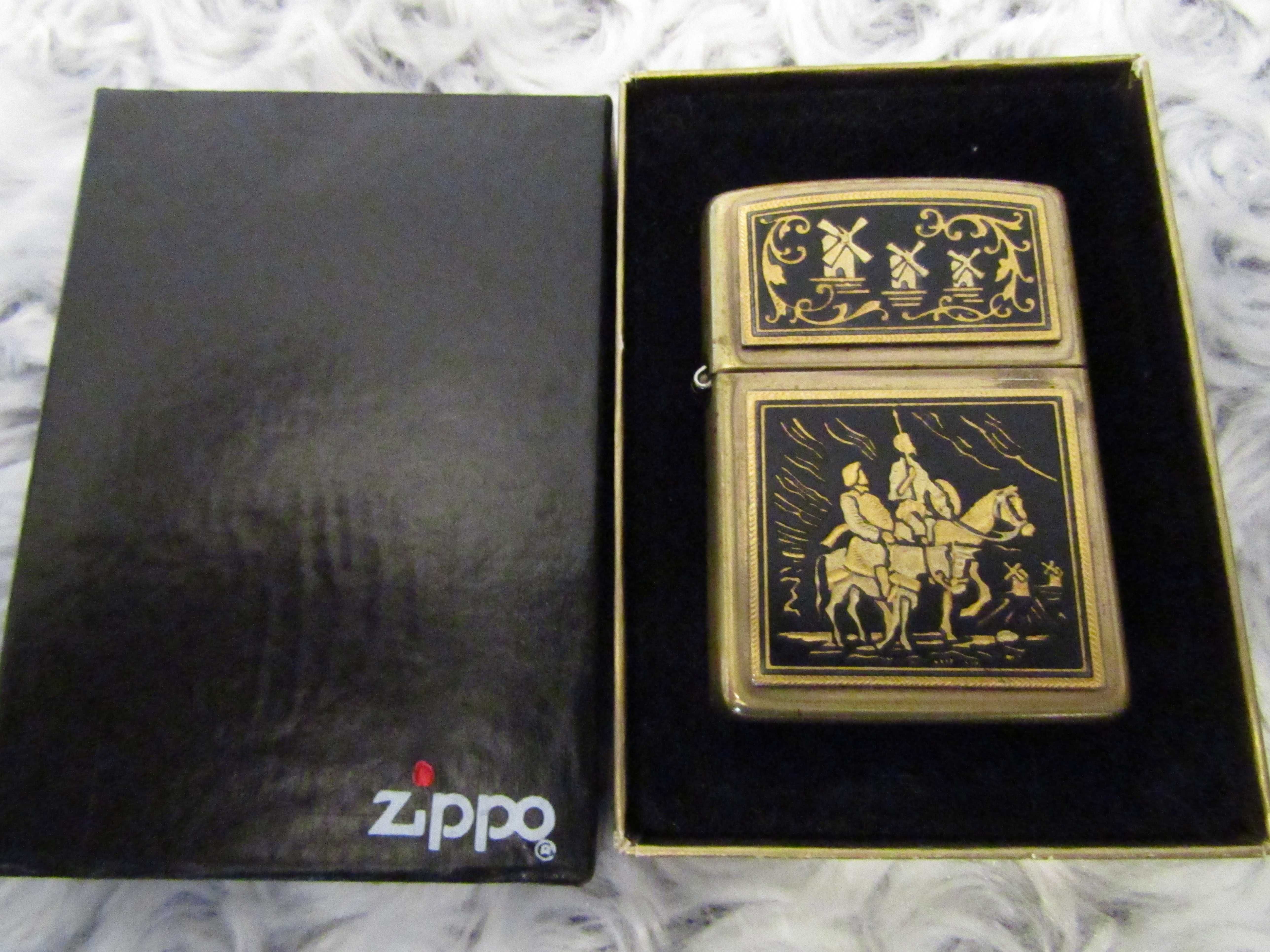 Bricheta Zippo Editie Limitata Colectia Vintage  Don Quichotte