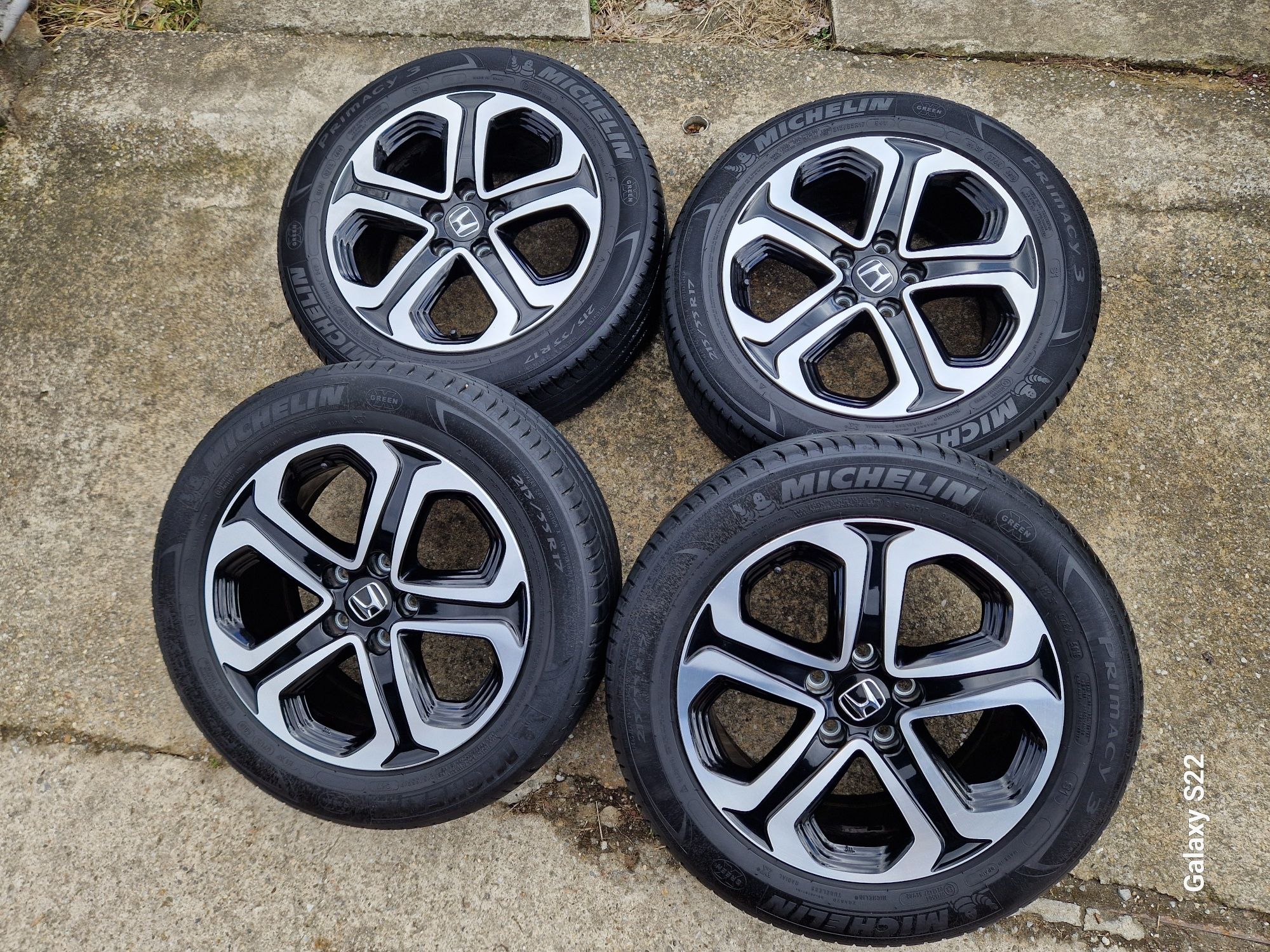 Jante Honda HRV CRV anvelope vara 215 55 17 Michelin
