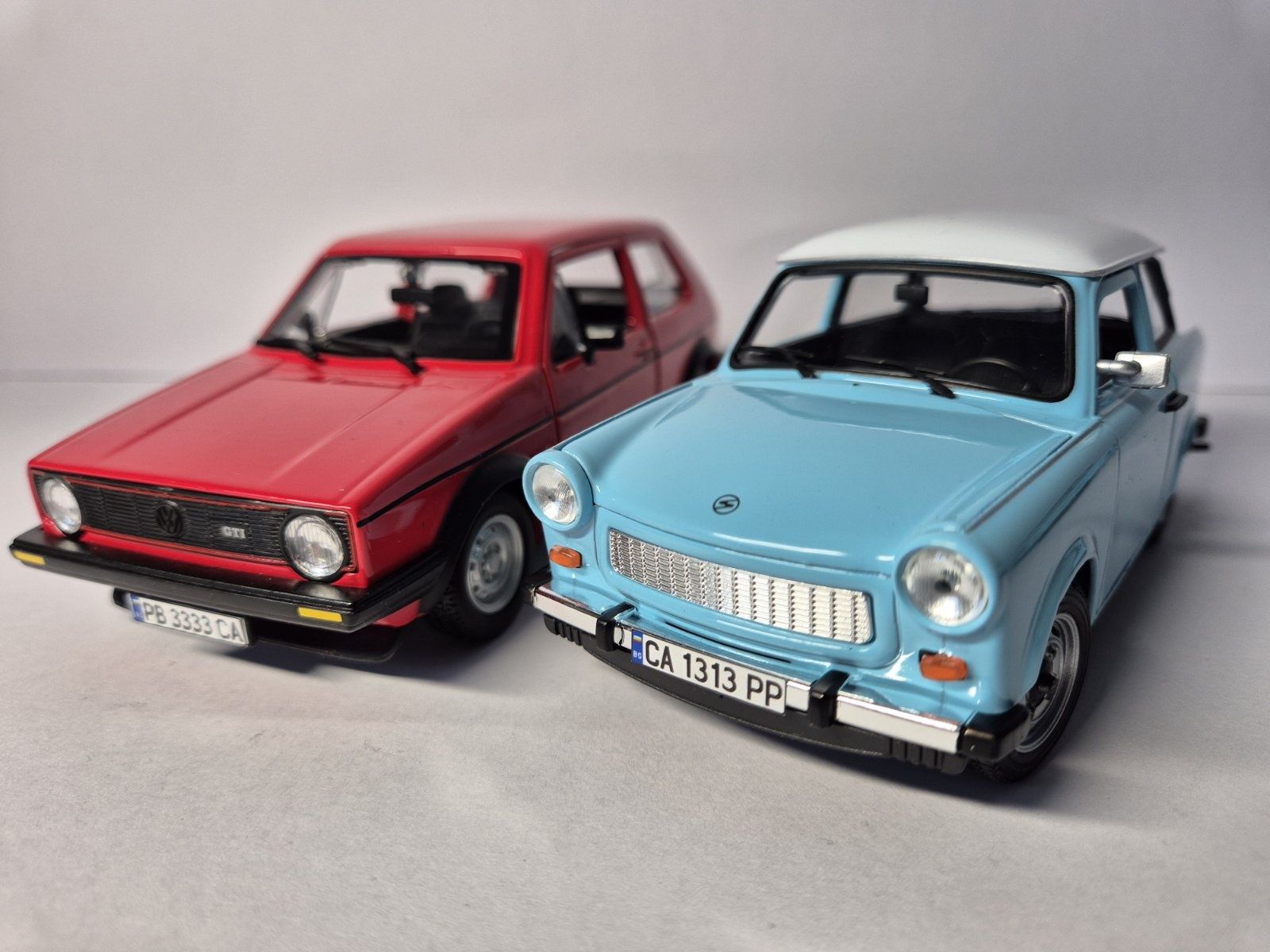 1:24 VW Golf 1 GTI - с рег. номер по избор - за колекция и подарък