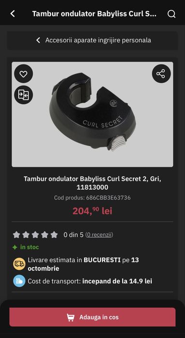 Ondulator BaByliss Curl Secret 2