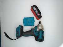 Adaptor baterie Einhell → scule Makita (albastru)