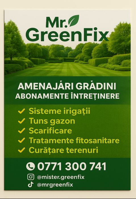 Gradinar,intretinere si amenajare gradini,tuns gazon