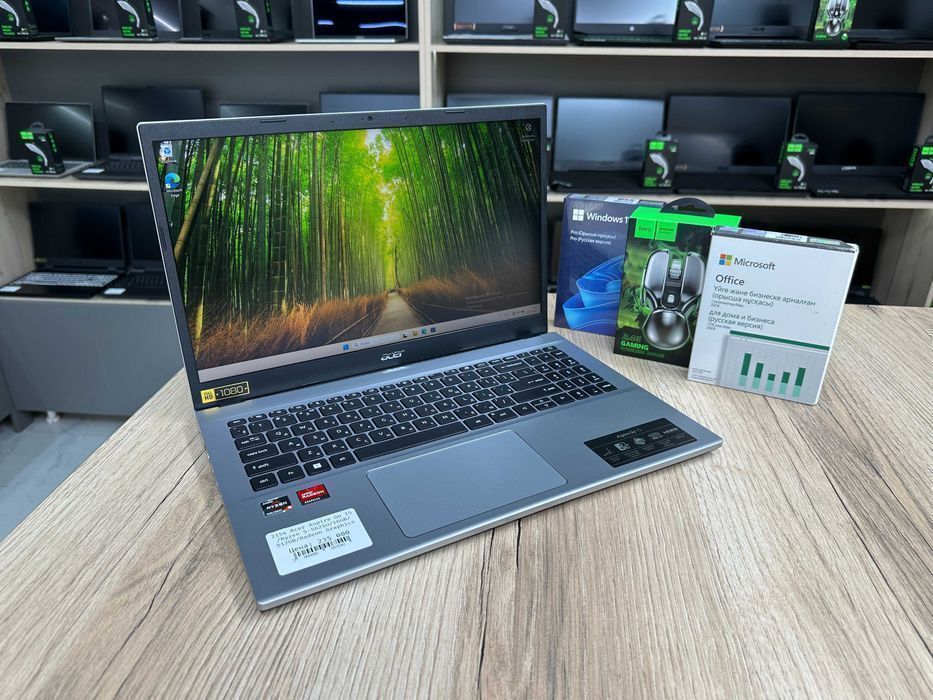 Ноутбук бизнес класса Acer Aspire 3 /Ryzen 5-5625U/16GB/512GB/Radeon