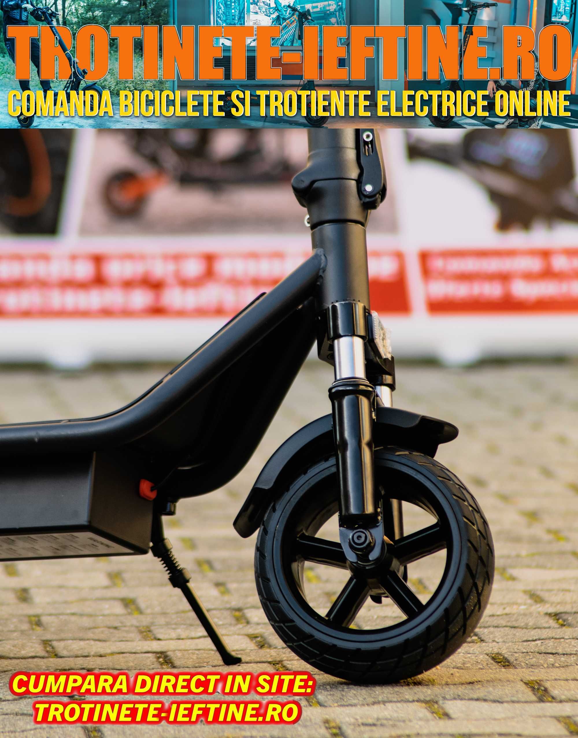 Trotineta Electrică S4 - Roti Late, 15Ah, Autonomie 60Km