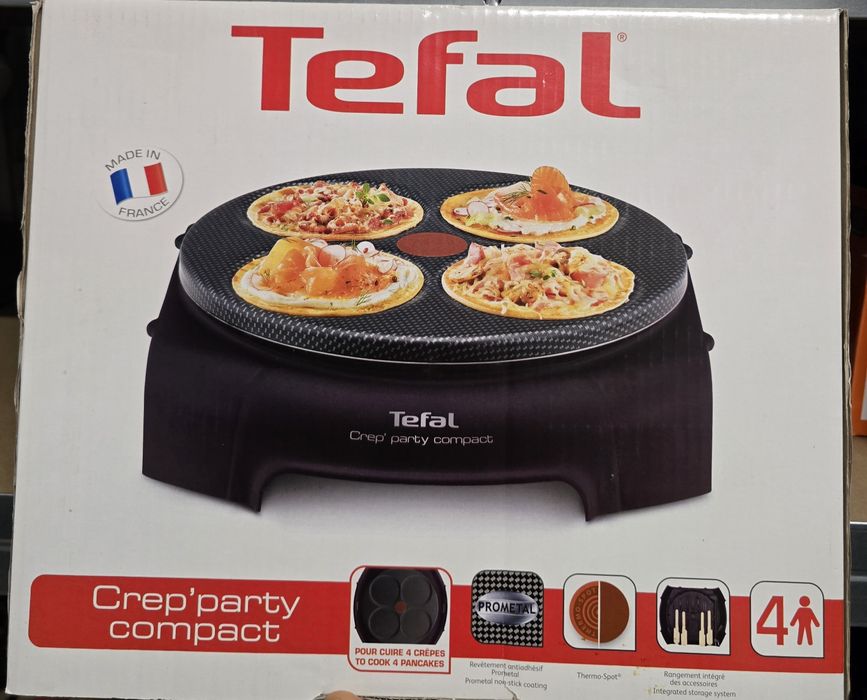 Aparat clatite pancake Tefal Crepe Party 4 compact