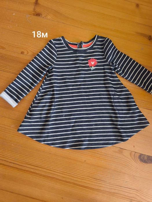 Бебешки дрешки 9-12м,1г момиче