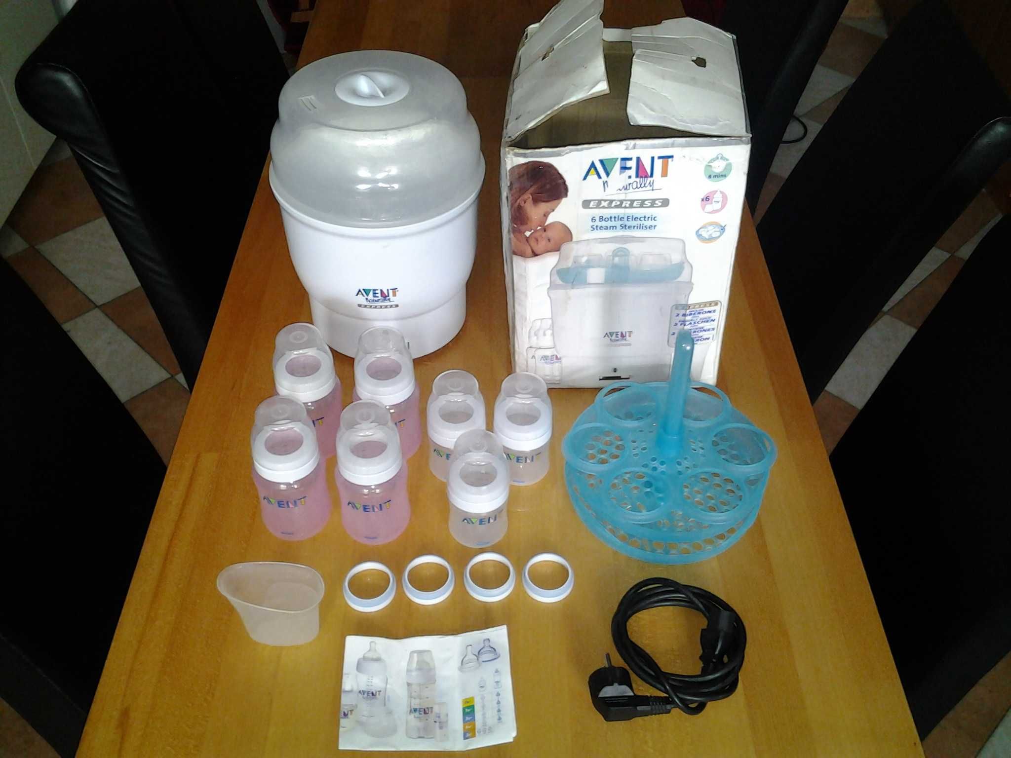 ***PHILIPS AVENT | sterilizator electric express | 6 biberoane NOI