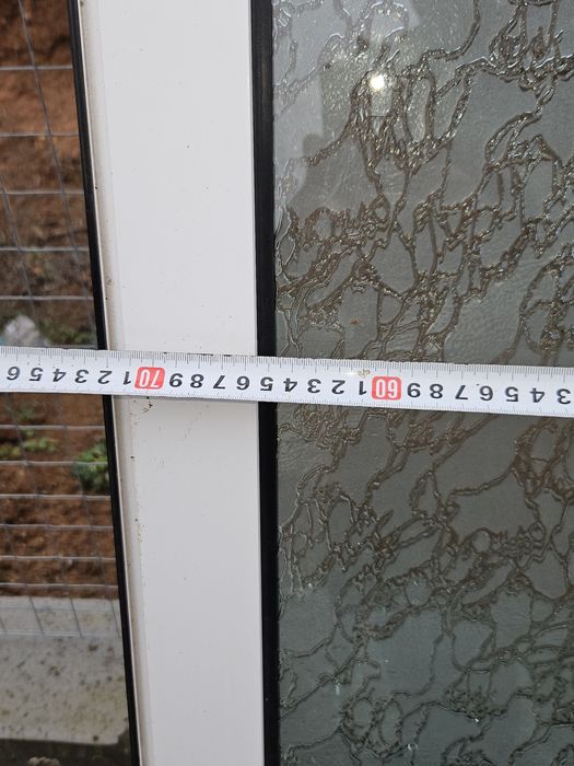 Алуминиева двойна врата с каса