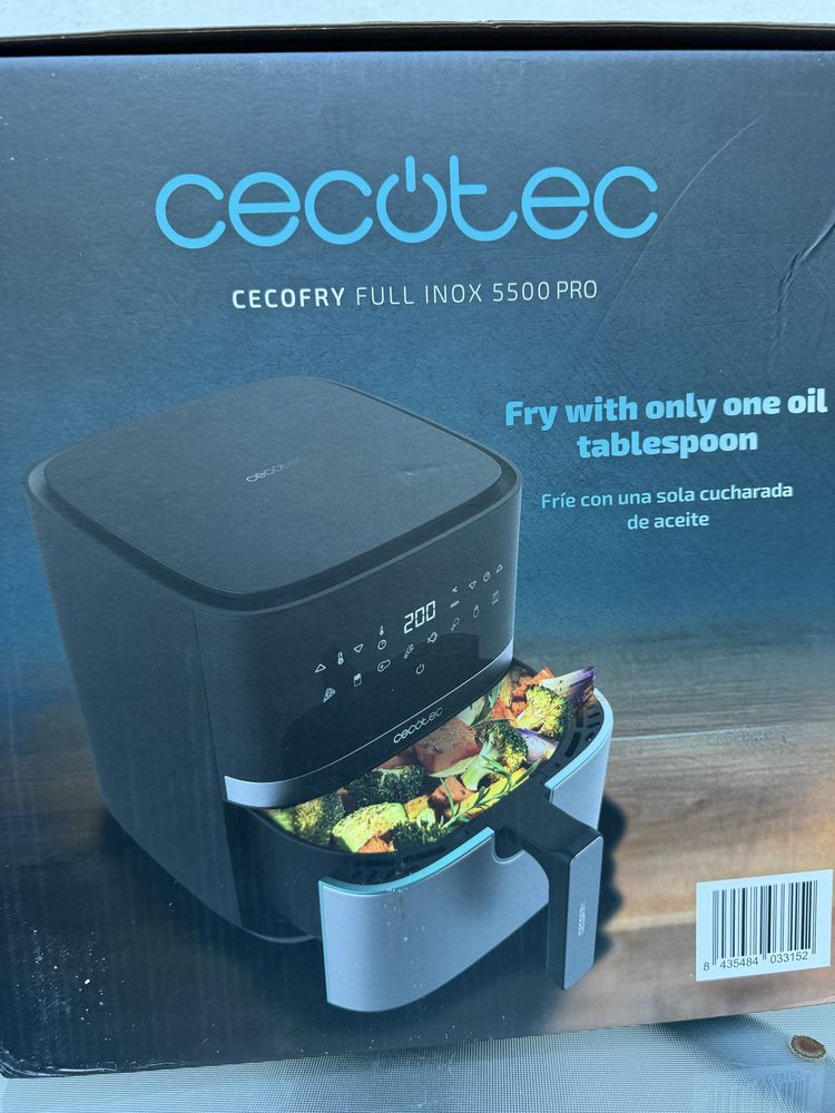 Friteuza cu aer cald Cecotec Full Inox 5500 Pro Sigilat