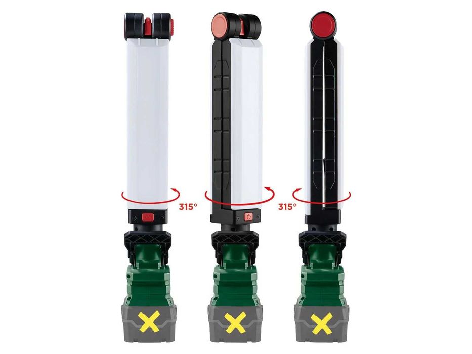 20 V безжична LED лампа-скоба Parkside PLKLA 20-Li A1