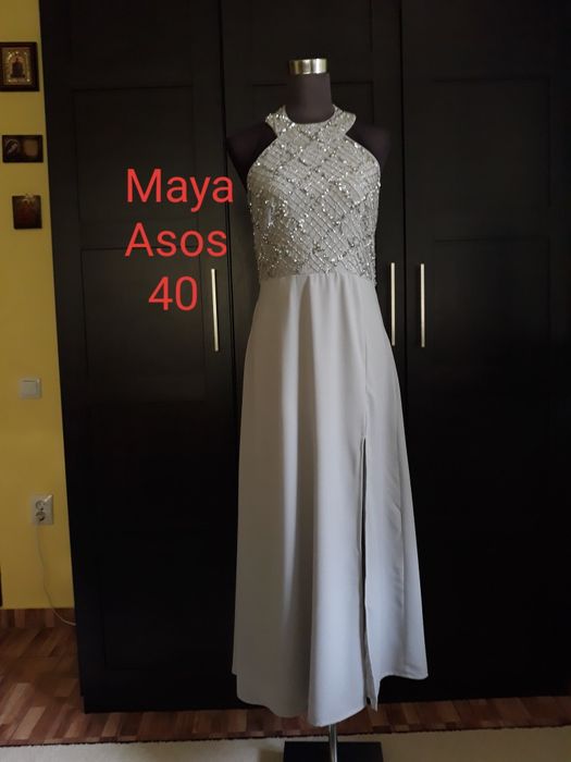 Rochie de ocazie midi Maya Asos 40, nuntă, evenimente, botez
