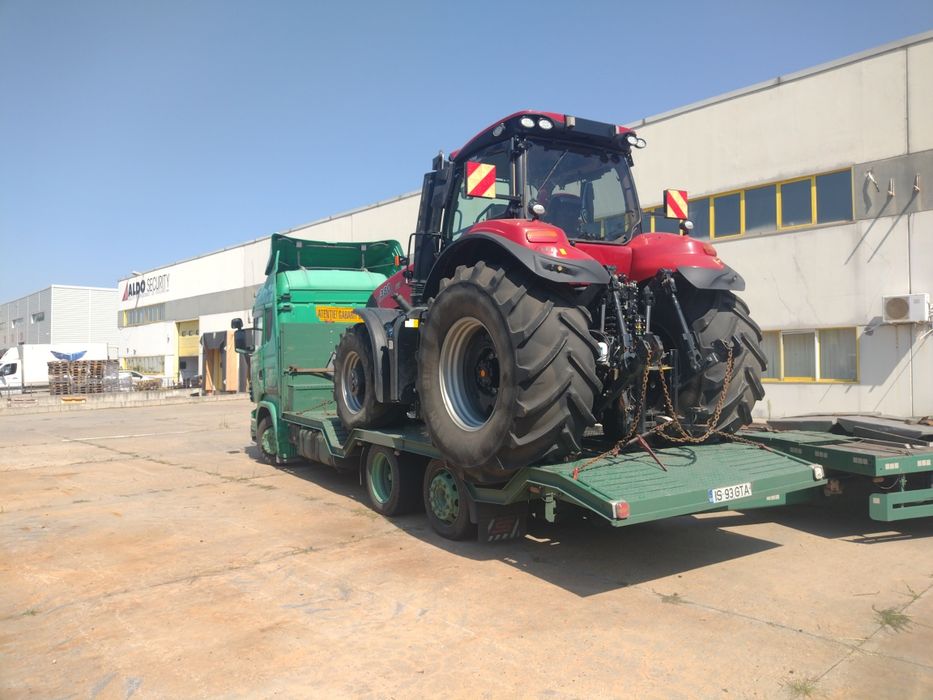 Scania 6x2 R420 platforma cu remorca tandem