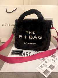 Poșetă/Geantă THE B+ BAG Fluffy Tote Bag - PHANTOM BLACK