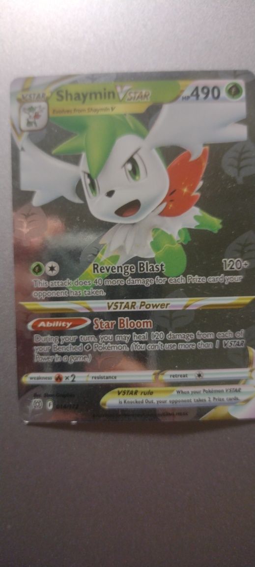 Shaymin Pokemon карта