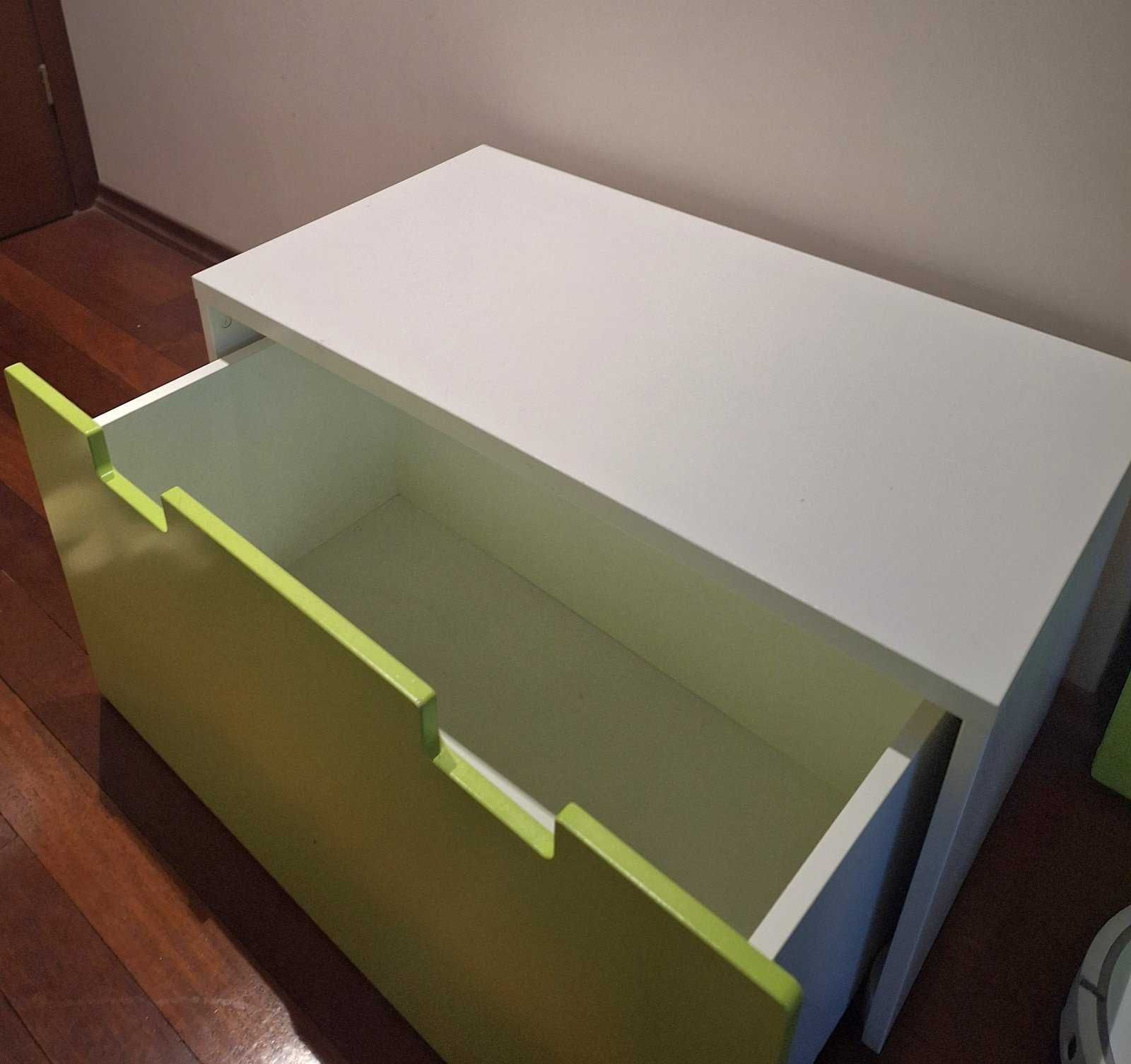 Детски гардероб с две чекмеджета и пейка за съхранение IKEA STUVA