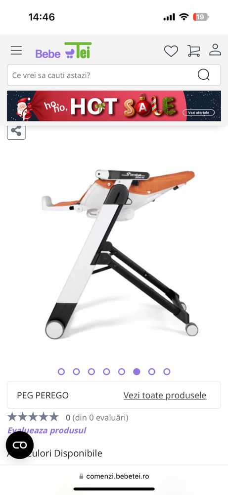 Scaun masa Peg Perego Siesta 2in1
