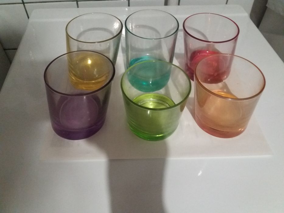 Стаканы чешские. Фигурные. Новые.