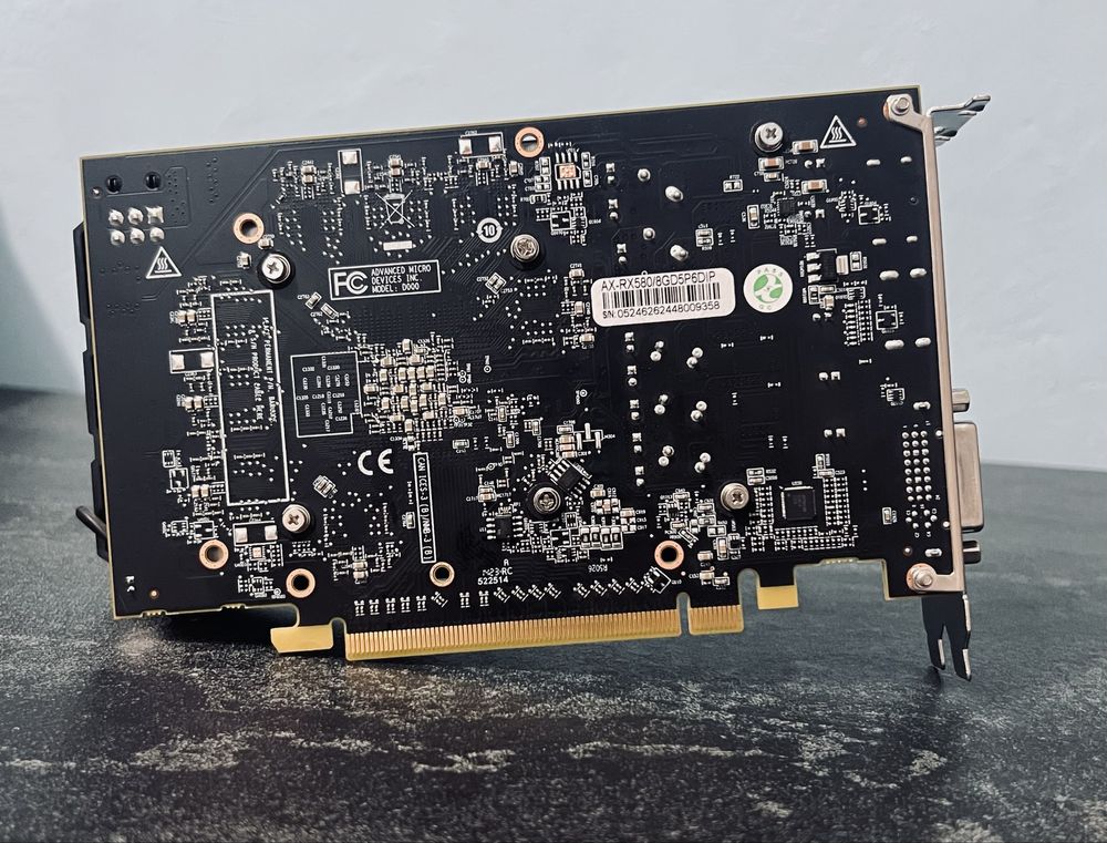 Новая видеокарта AXLE RX580 8Gb