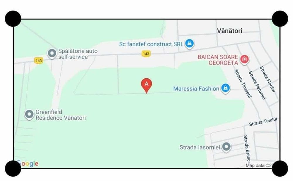 Teren zona Nord  Crîng-Autostrada A7